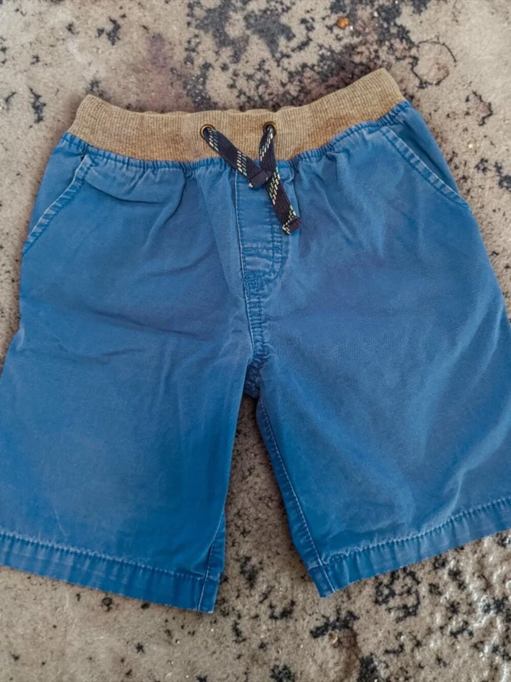 Carters Boys Blue Pull-on Casual Shorts with Drawstring Waist